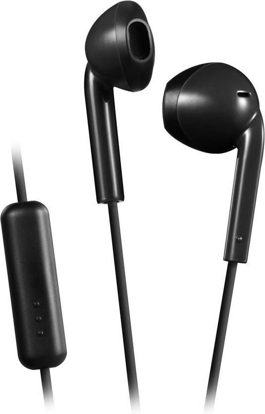 JVC HA-F17M inclusief microfoon oordopjes (Kleur: zwart)