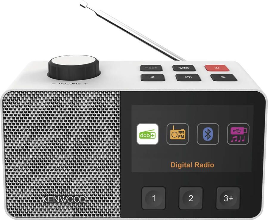 Kenwood CR-M70DAB-W DAB+ Radio Wit - Foto 2