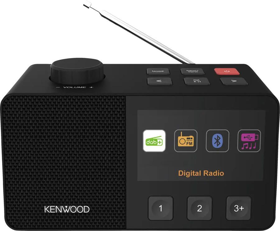 Kenwood CR-M70DAB-B DAB+ radio Zwart - Foto 2