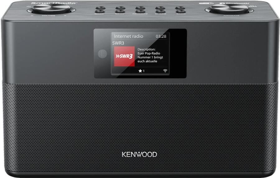 Kenwood CR-ST100S-B Zwart | Radio s | Beeld&Geluid Audio | 0019048230805
