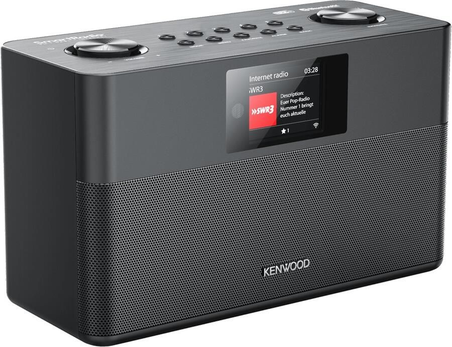 Kenwood CR-ST100S-B Zwart | Radio s | Beeld&Geluid Audio | 0019048230805