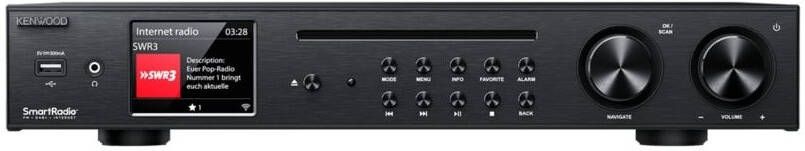 Kenwood KR-W8000SCD Receiver Zwart