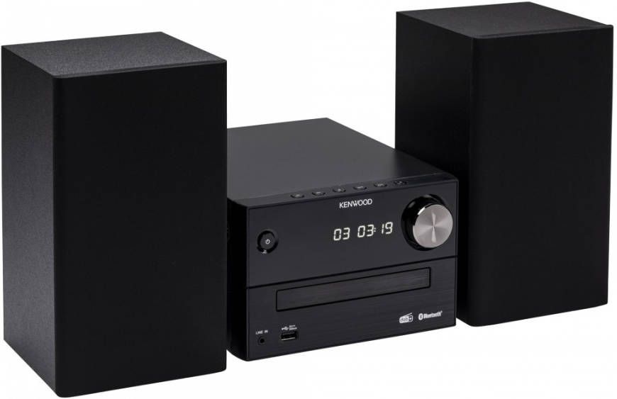 Kenwood M-420DAB Stereo set Zwart