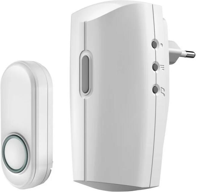 KLIK AAN_KLIK UIT Klik Aan & Klik Uitplug-in Draadloze Deurbelset 230v Acdb-8000ac