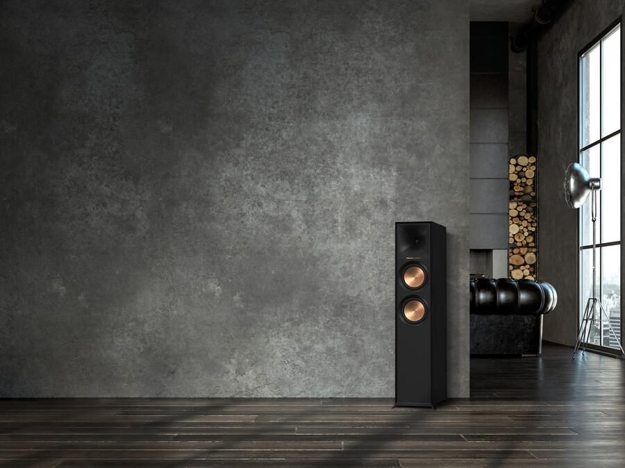 Klipsch R-605FA Vloerstaande speaker Zwart