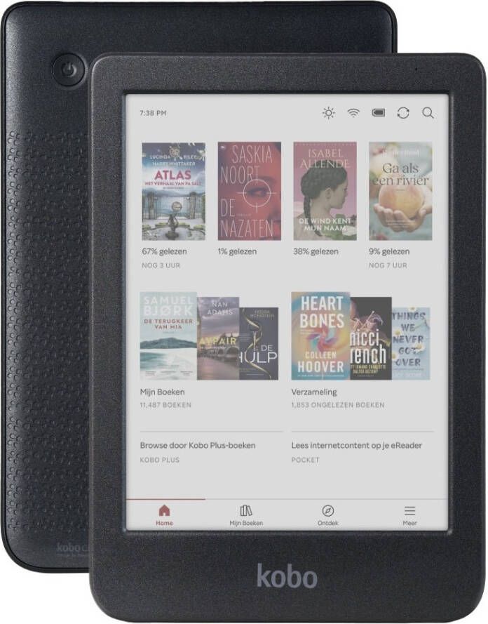 Kobo Clara Colour E-reader Zwart