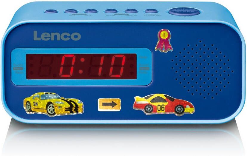 Lenco CR-205BU Wekker radio Blauw