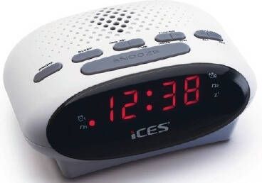 Lenco Wekkerradio ICES ICR-210 met 2 wektijden en sluimerfunctie