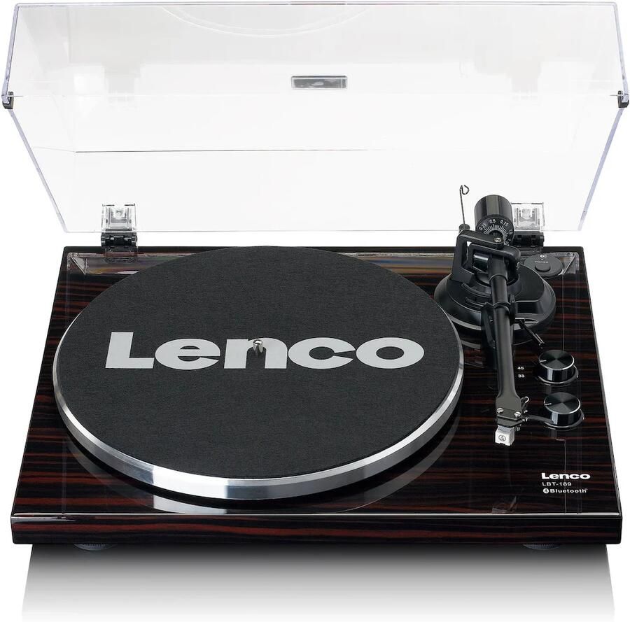 Lenco Platenspeler met Bluetooth transmissie Walnoot