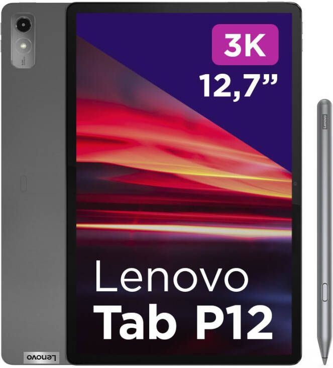 Lenovo Tab P12 128GB Wifi + Pen Tablet Grijs