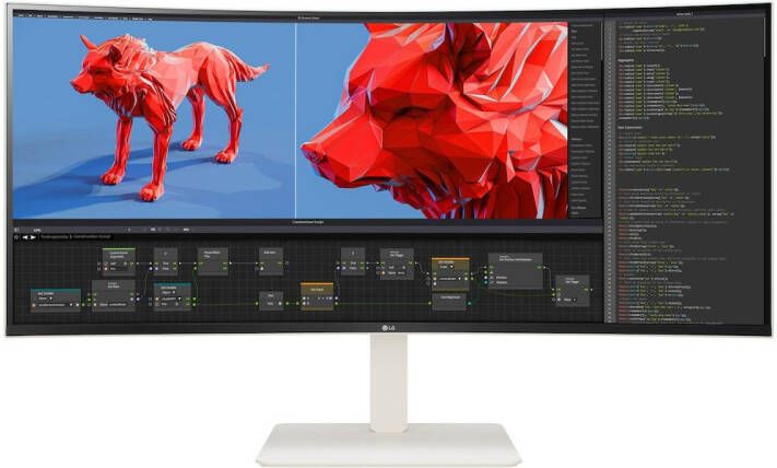 LG UltraWide 38WR85QC-W Monitor Wit