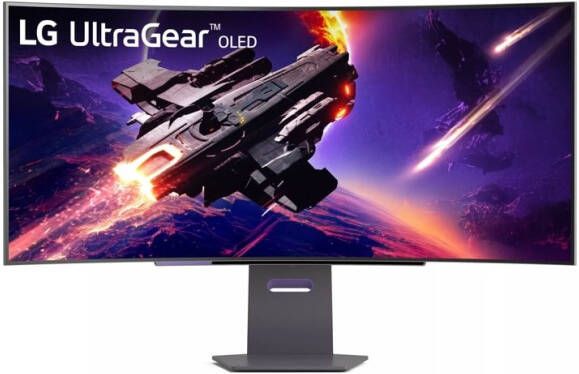 LG UltraGear OLED 45GS95QE-B Monitor Zwart