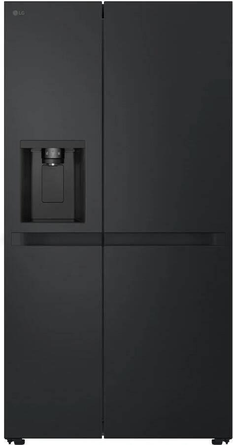 LG GSLC40EPPE Vrijstaand Amerikaanse koelkast Zwart Essence Matte Black Touch LED