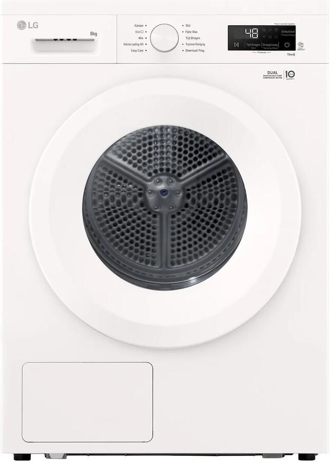 LG RHX1008NWH Warmtepompdroger Wit