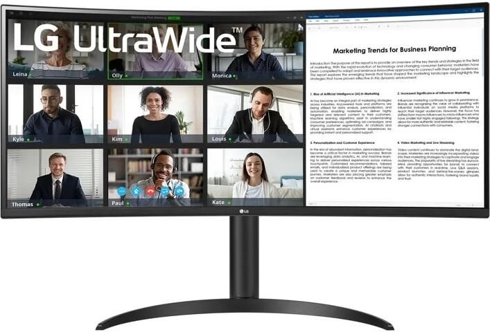 LG UltraWide 34WR55QK-B | Ultrawide monitoren | 8806096235386 - Foto 2