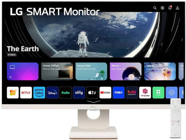 LG Smart Monitor 27SR50F-W Monitor Wit