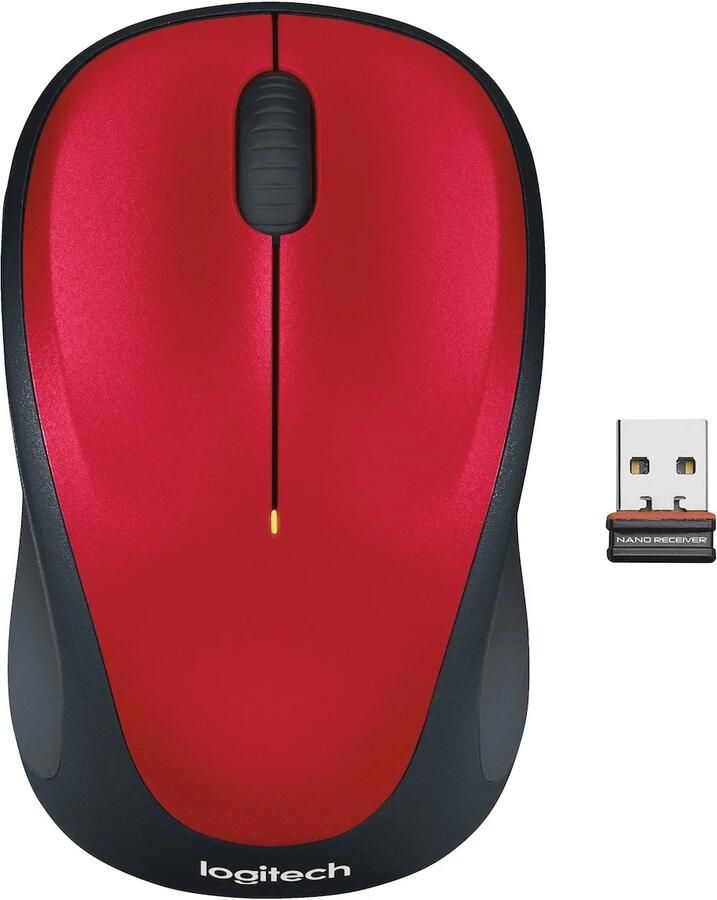 Logitech Wireless Mouse M235 Red