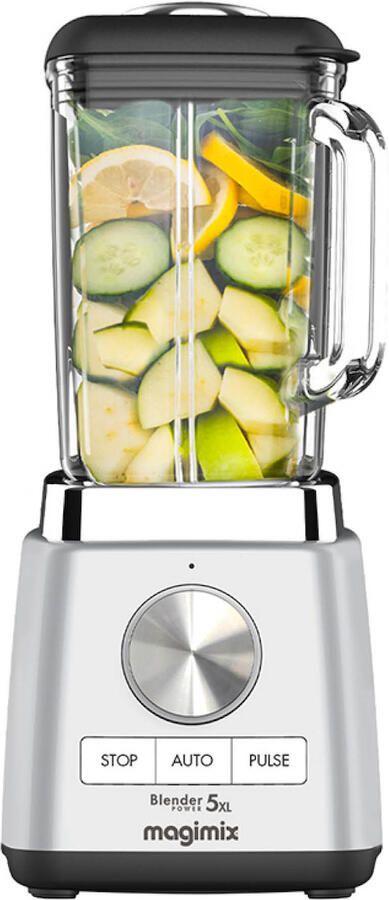 Magimix Blender Power 5 XL Smoothie Maker 2 Liter Ice Crusher Mat Chroom - Foto 2
