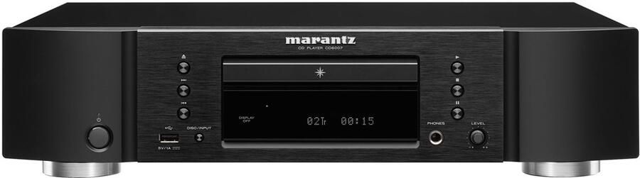Merkloos Marantz CD6007 cd-speler zwart ingebouwde DAC