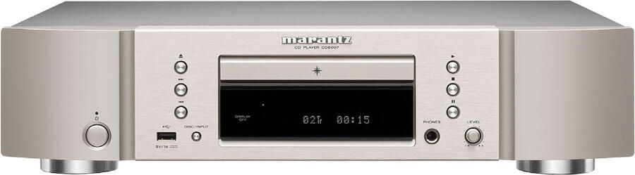 Merkloos Marantz CD6007 cd-speler zilver ingebouwde DAC