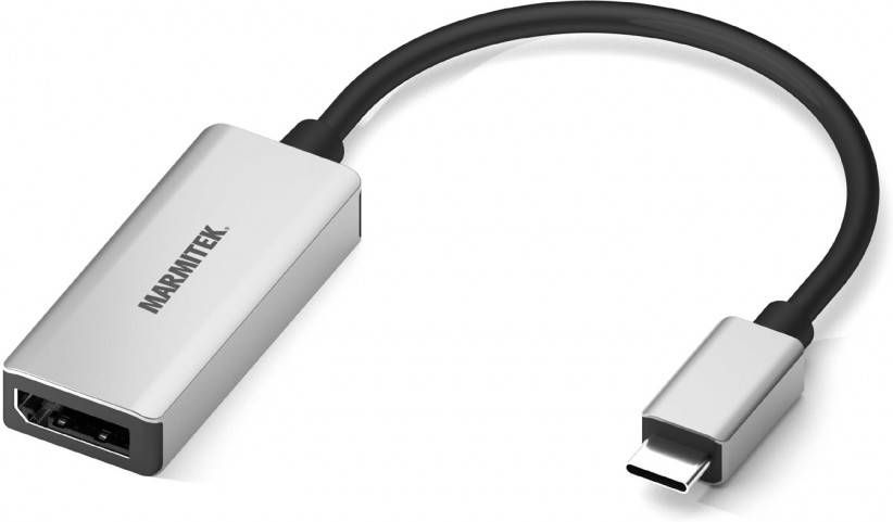 Marmitek Adapter USB type C naar Display Port USB Hub Zwart