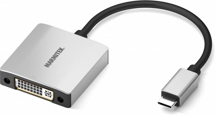 Marmitek Adapter USB type C naar DVI USB Hub Zwart