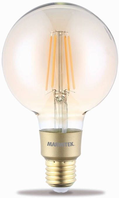 Marmitek GLOW LI Smart Wi-Fi LED filament bulb L E27 | 650 lumen | 6 W = 40 W Smartverlichting Transparant
