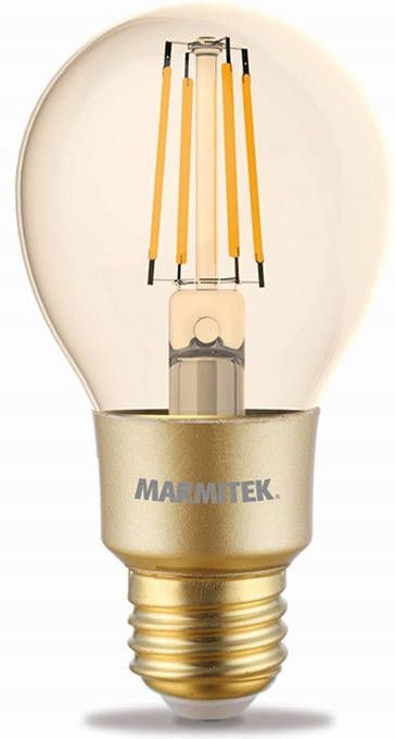 Marmitek GLOW MI Smart Wi-Fi LED filament bulb M E27 | 650 lumen | 6 W = 40 W Smartverlichting Transparant