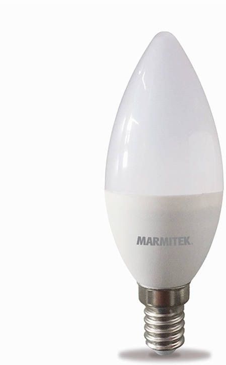 Marmitek Wifi Lamp E14 Glow SO Werkt met Google Home LED lamp E27 16 miljoen kleuren + warm tot koud wit instelbaar LED lamp Gloeilamp