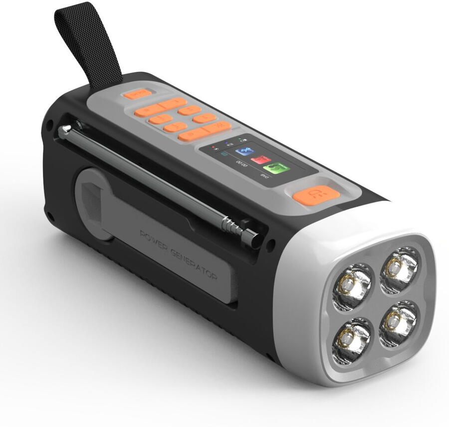 Marmitek RESQ 200 Noodradio DAB radio Zwart