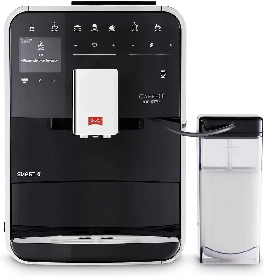 Melitta Volautomatisch koffiezetapparaat Barista T Smart F 83 0-102 zwart 4 gebruikersprofielen & 18 koffierecepten naar origineel italiaans recept - Foto 2