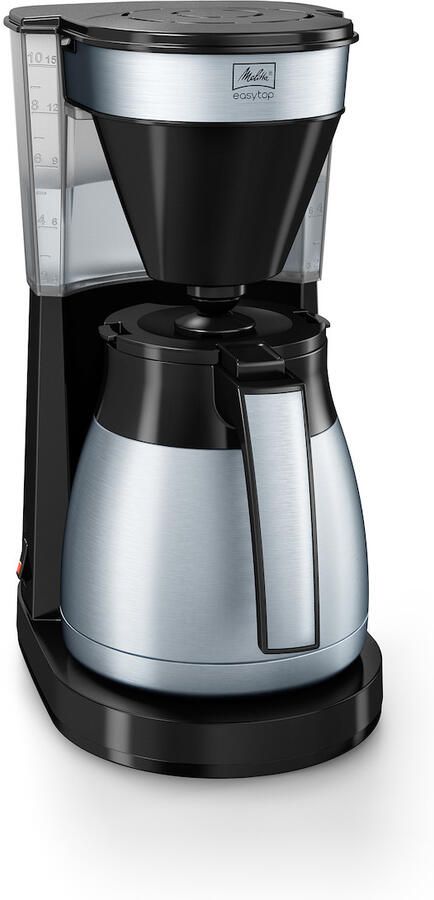 Melitta Easy II Top Therm Steel Koffiezetapparaat RVS Zwart - Foto 2