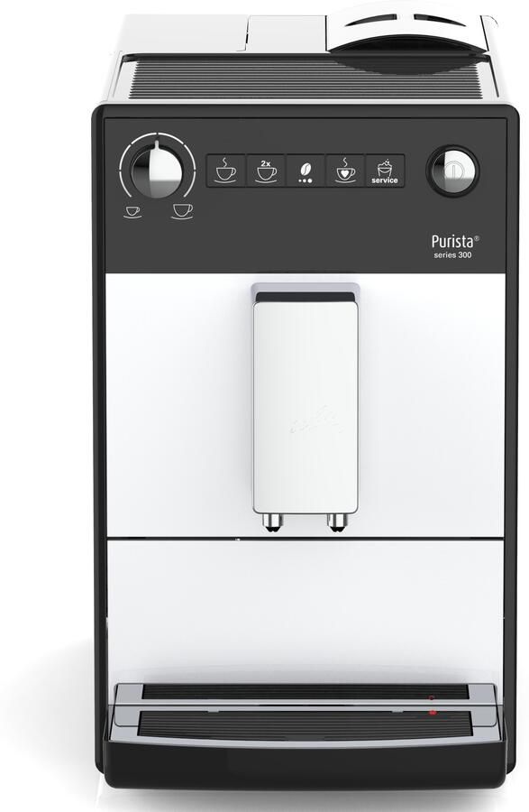 Melitta Volautomatisch koffiezetapparaat Purista F230-101 zilver zwart Favoriete koffie-functie compact & extra geruisloos - Foto 3