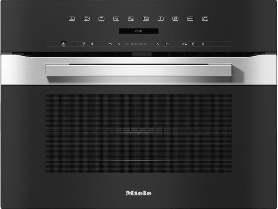 Miele H 7240 BM Inbouw oven met magnetron Zilver
