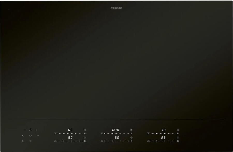 Miele KM 8685 FL MattFinish Inductie kookplaat Zwart