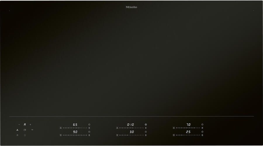 Miele KM 8695 FL MattFinish Inductie kookplaat Zwart