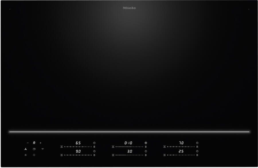 Miele KM 8885 FL Diamond & M Sense Inductie kookplaat Zwart