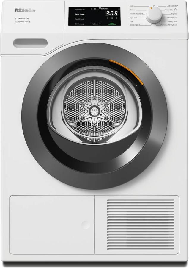 Miele TED655 WP Excellence EcoSpeed & Wash2Dry Warmtepompdroger Wit