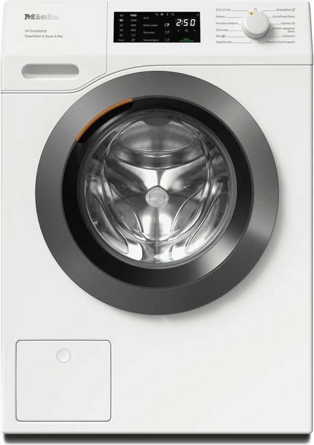 Miele WED 395 WPS Excellence PowerWash & SteamCare Wasmachine Wit