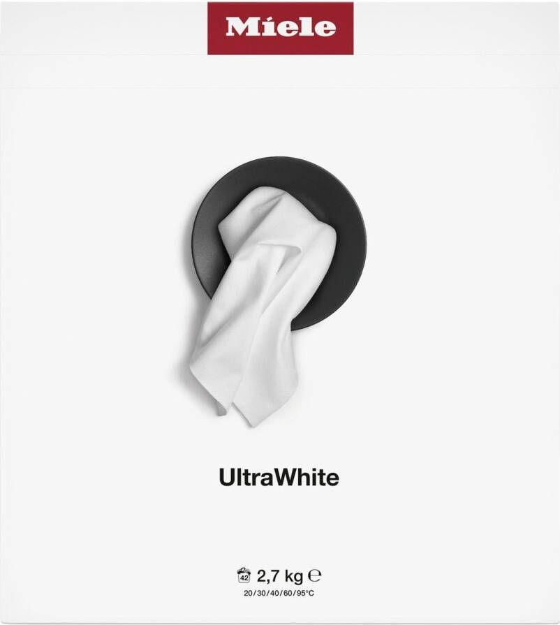 Miele Ultrawhite hoofdwasmiddel Wasmachine accessoire Wit