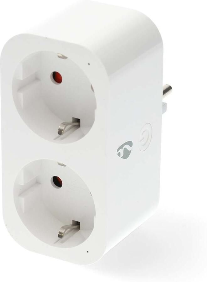 Nedis SmartLife Slimme Stekker | Wi-Fi | Energiemeter | 3680 W | Type F (CEE 7 7) | Android IOS Smart home accessoire