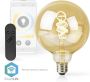 Nedis SmartLife LED Filamentlamp Wi-Fi E27 360 lm 4.9 W Warm tot Koel Wit 1800 6500 K Glas Android™ IOS Globe 1 Stuks - Thumbnail 3