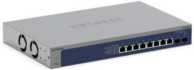 Netgear XS508TM switch (8P 10G MG SMART) Switch Grijs