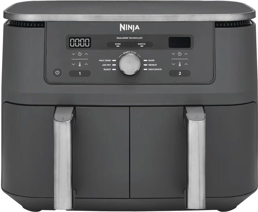 Ninja DZ400EU Dual Zone Airfryer Grijs - Foto 2