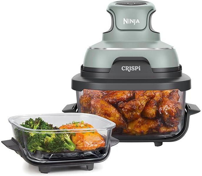 Ninja CRISPi 4-in-1 Airfryer met glazen vershoudschalen Groen FN101EUSG