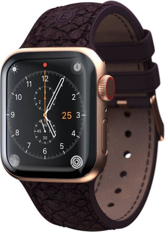 Njord Eldur Watchband voor Apple Watch 44 mm Wearable bandje Paars