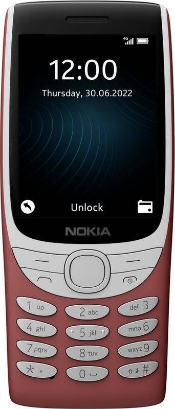 Nokia 8210 4G Mobiele telefoon Rood