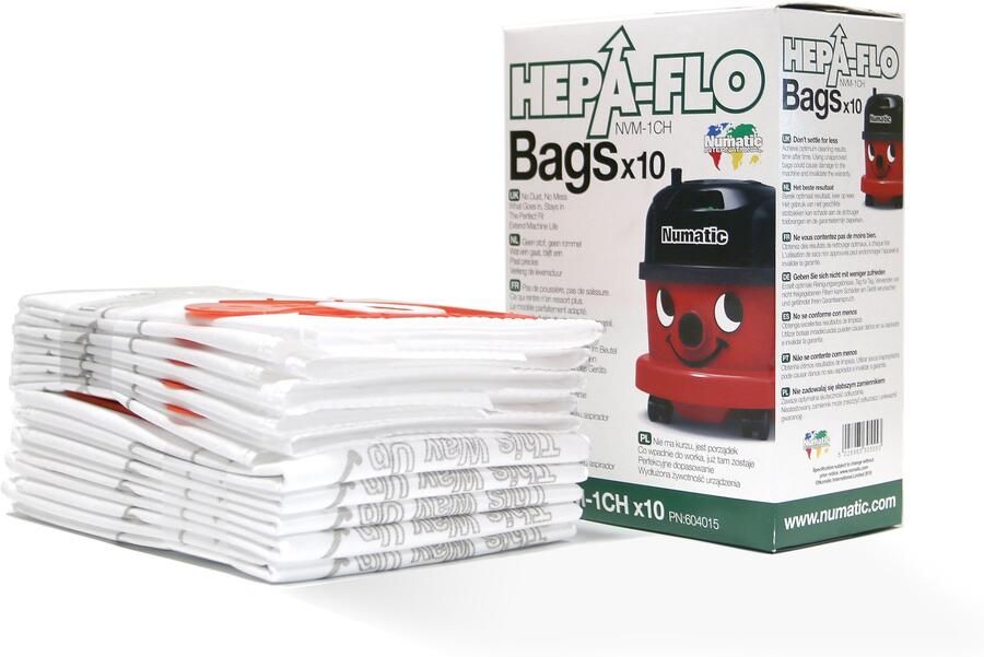 Numatic part 604015 stofzuigerzakken nvm1ch vep.10 | Stofzuigerzakken | Accessoires&Toebehoren Stofzuigers toebehoren | 604015 - Foto 2