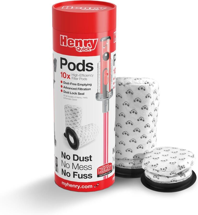 Numatic Pods 10 stuks t.b.v. Quick Steelstofzuiger Stofzak