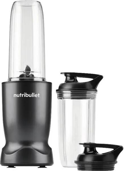 Nutribullet Turbo 1000W Gun Metal (6pcs) Blender Zwart